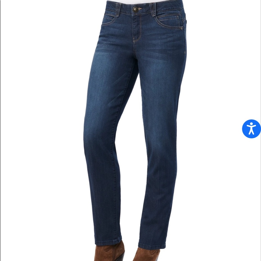 !!LAST CALL!!Democracy Indigo Straight Jeans Sz 12 - Picture 1 of 13
